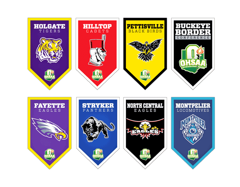 pennant shaped conference banners