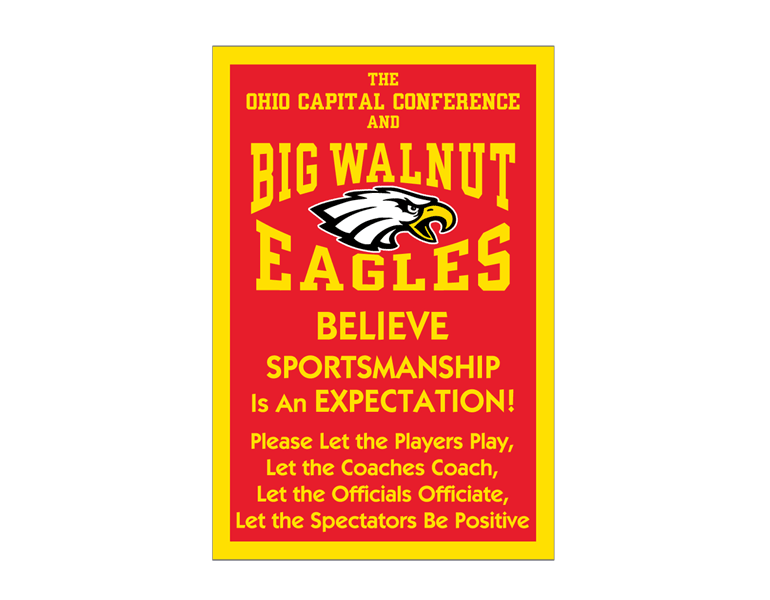 sportsmanship banner