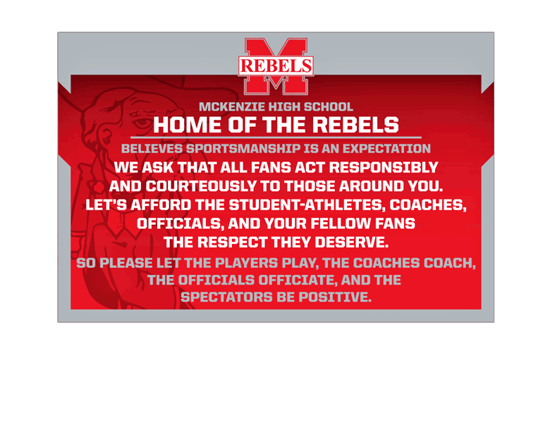 sportsmanship banner