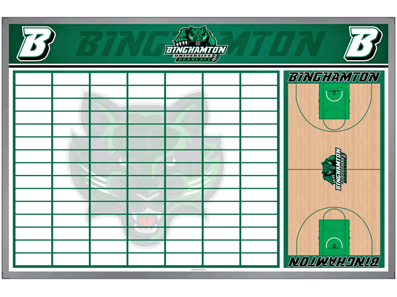 binghamton basketball court board