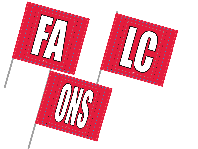 FA-LC-ONS field runner flag