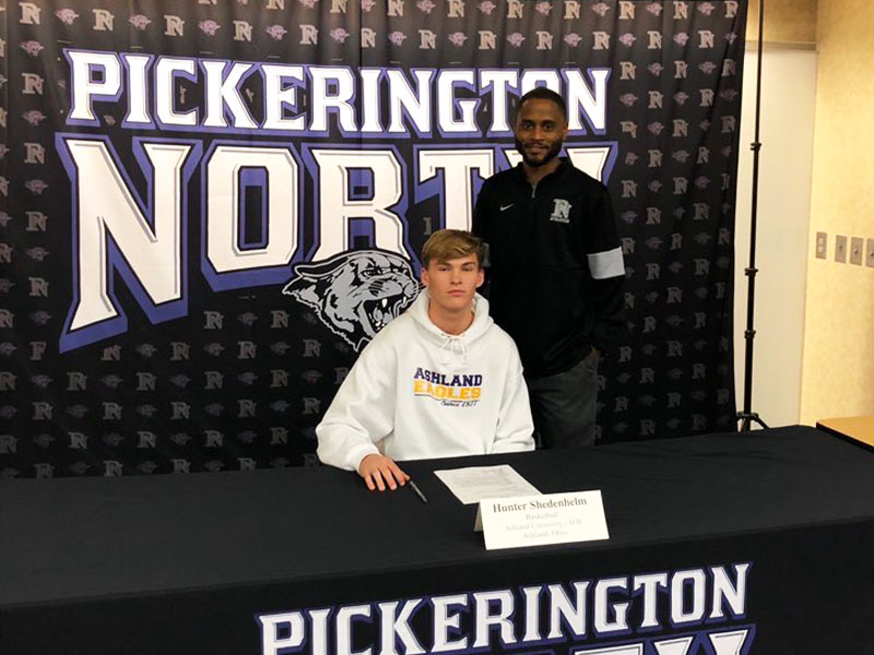 Pickerington North Backdrop Sports signing day