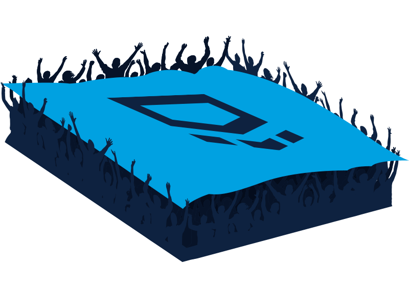 schoolpride® crowd surfer graphic