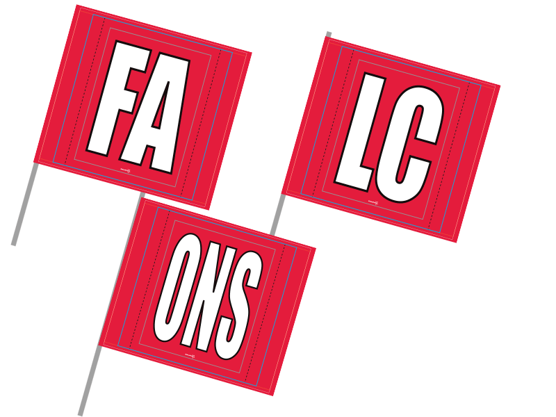 FA-LC-ONS field runner flags