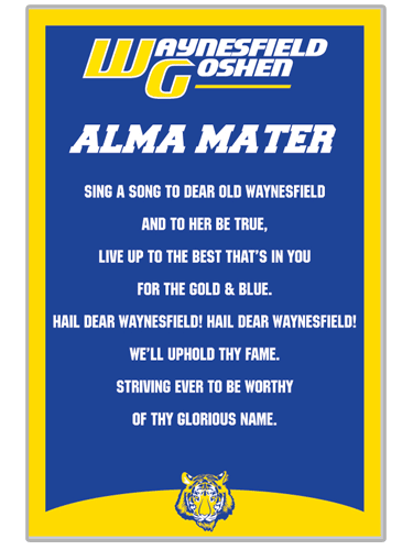 waynesfield goshen alma mater banner