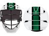 green black wide lacrosse helmet stripe white helmet