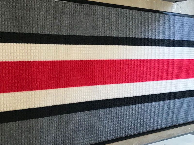 ohio state stripe rug