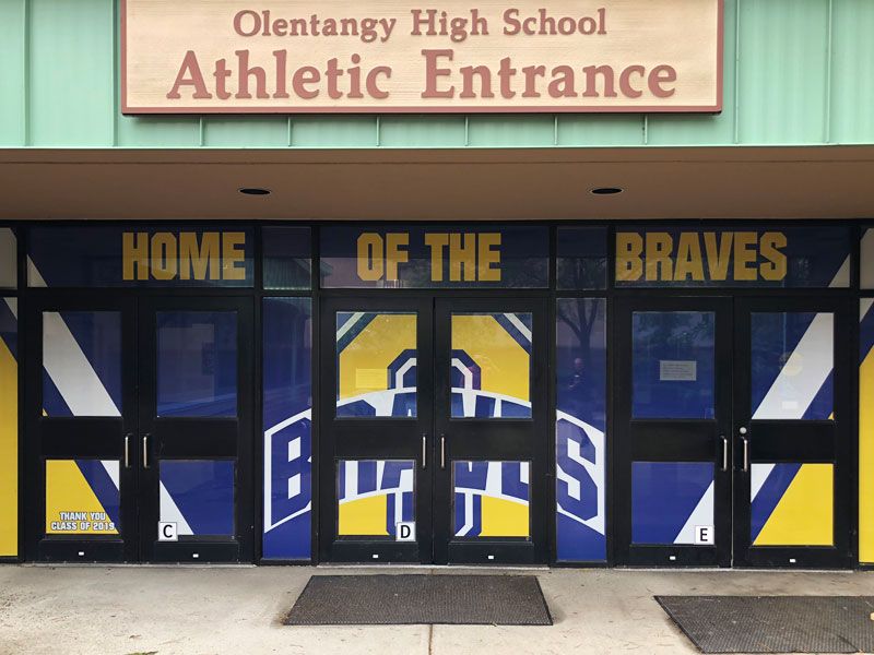 home of the braves custom window film