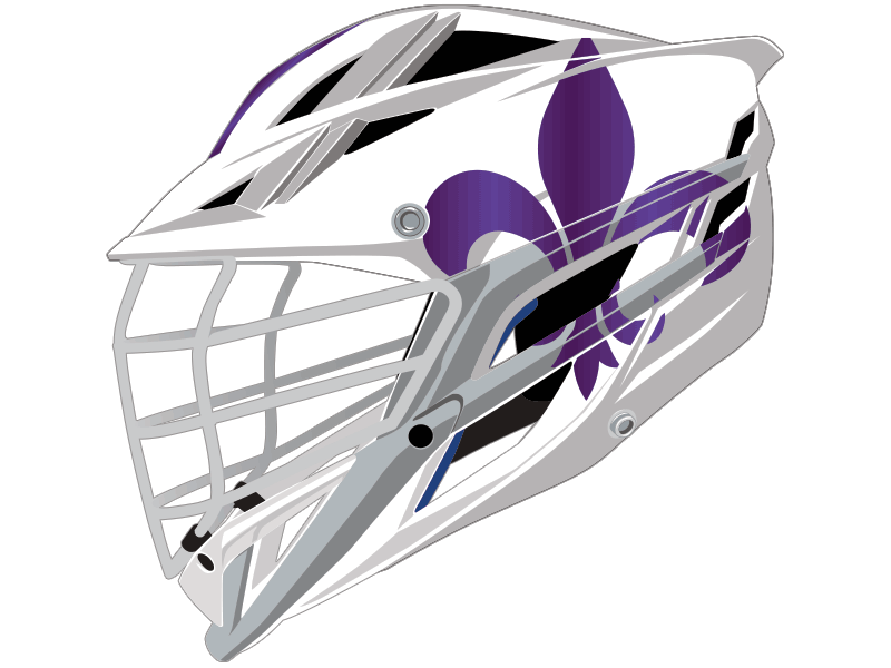 notre dame az oversized lacrosse decal