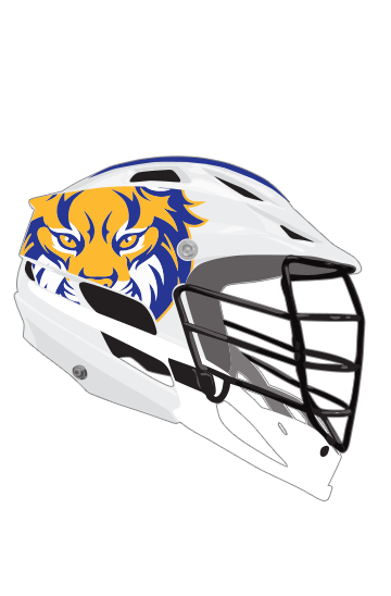 bacon academy oversized lacrosse helmet decals