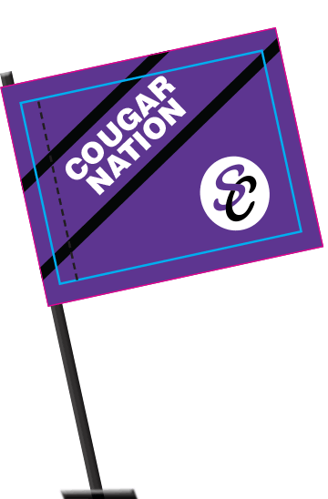cougar nation car flag