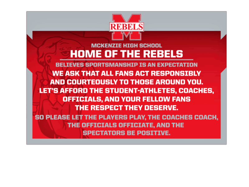 sportsmanship banner