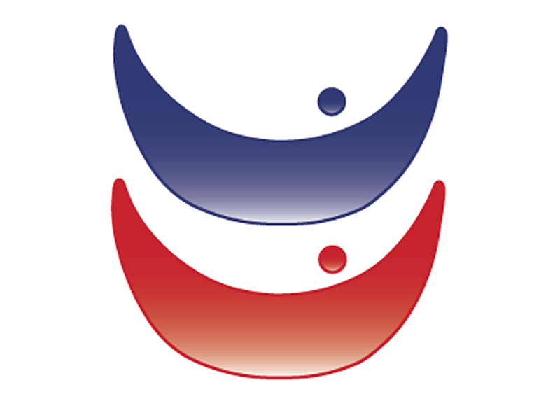 visors buttons in blue red