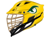 green and white eye lacrosse decal yellow helmet