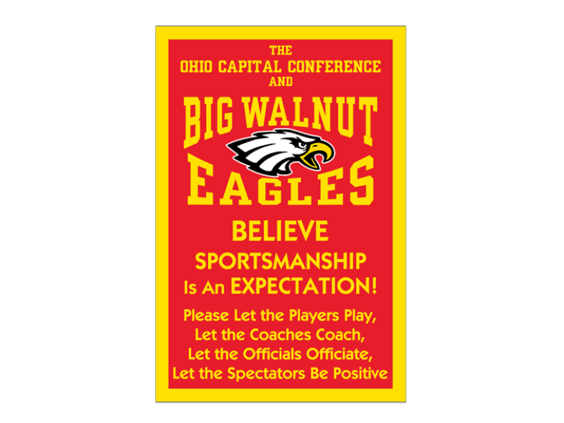 sportsmanship banner