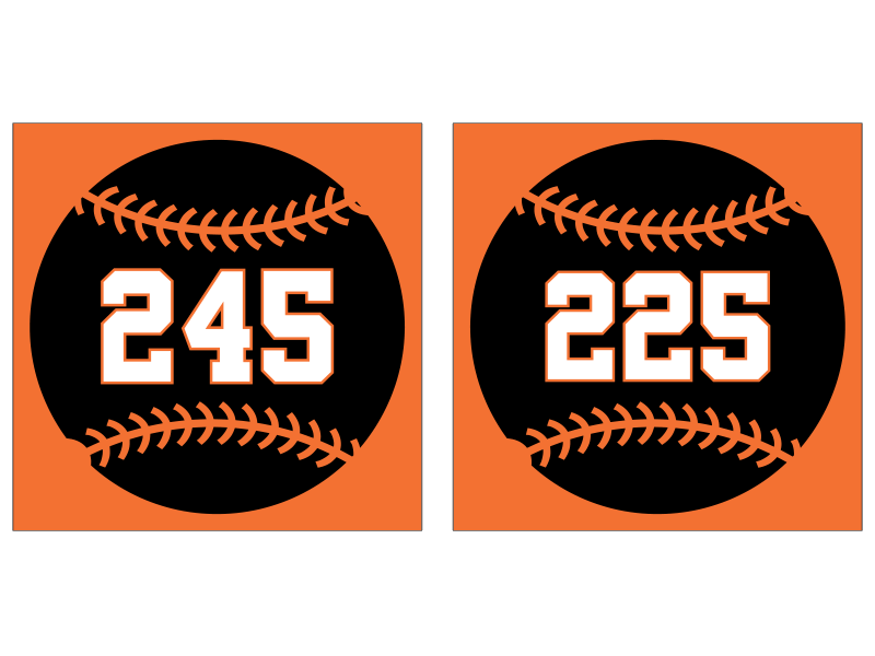 fence distance markers