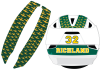 green yellow airplane custom mohawk decals white lacrosse helmet