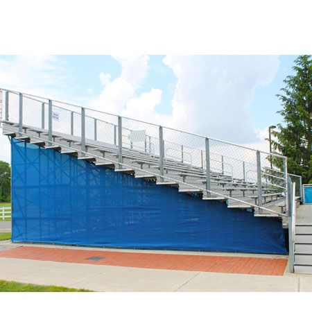 wind screen banner bleacher underside