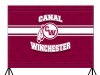 Canal Winchester Schools photo backdrop for signing day