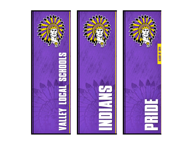 school campus banners