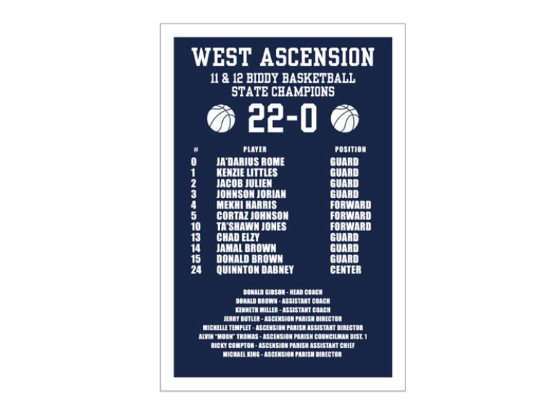 team recognition banner