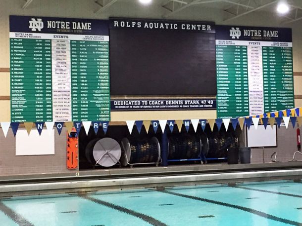 JMU outdoor track record board aluminum
