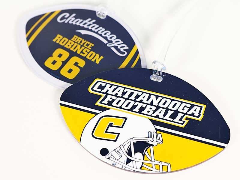 Football bag tag